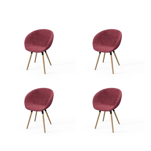 Krzesło KR-502 Ruby Kolory Tkanina Tessero 07 Design Italia 2025-2030